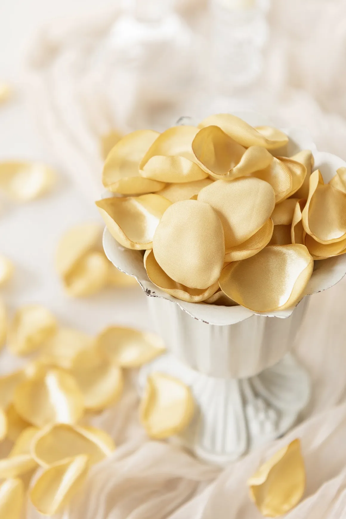 Silk Rose Petals