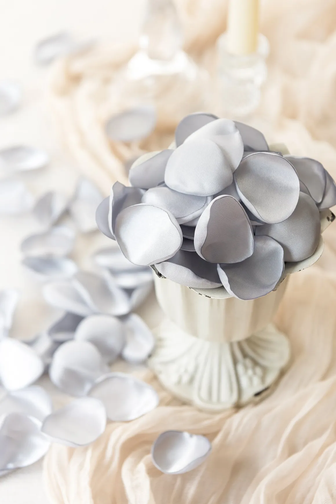 Silk Rose Petals