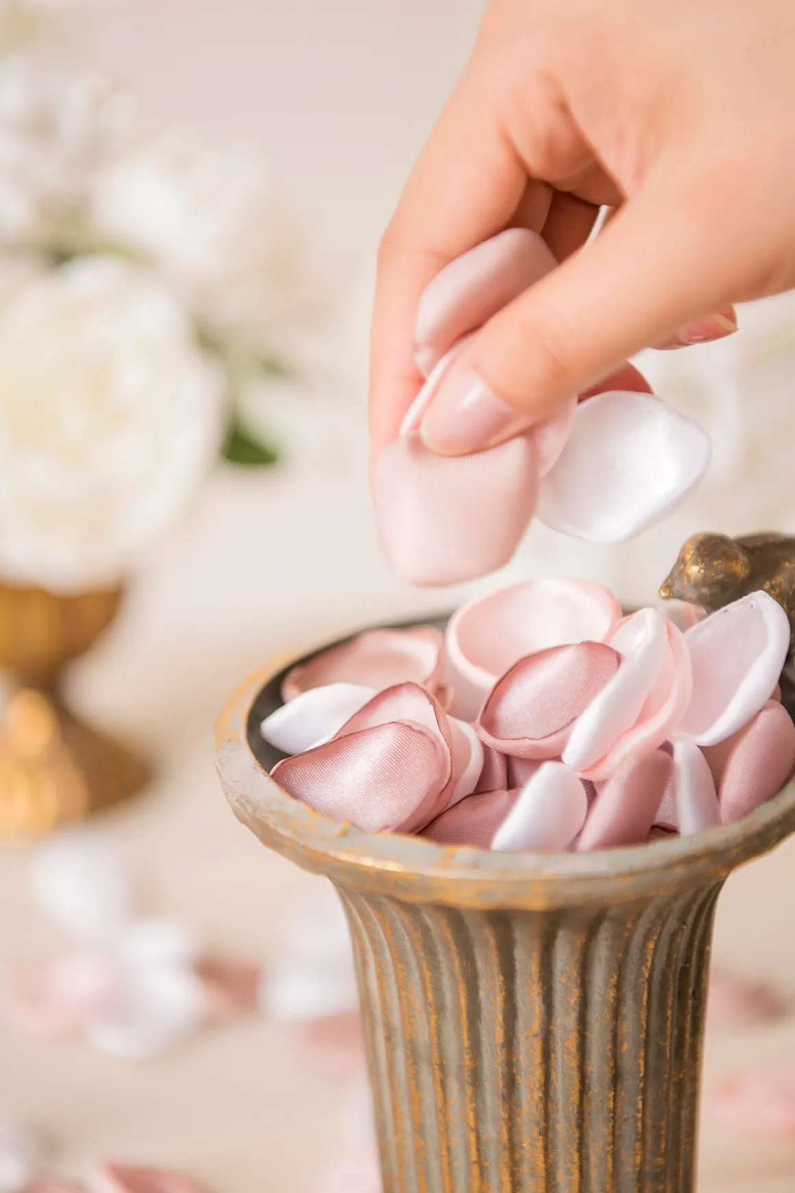 Silk Rose Petals