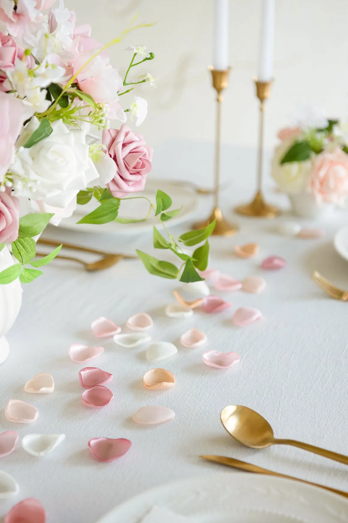Silk Rose Petals