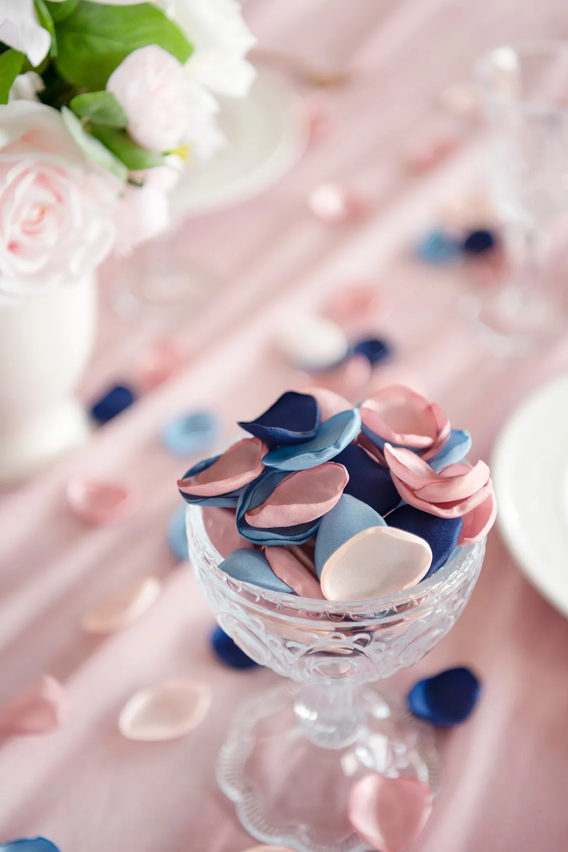 Silk Rose Petals