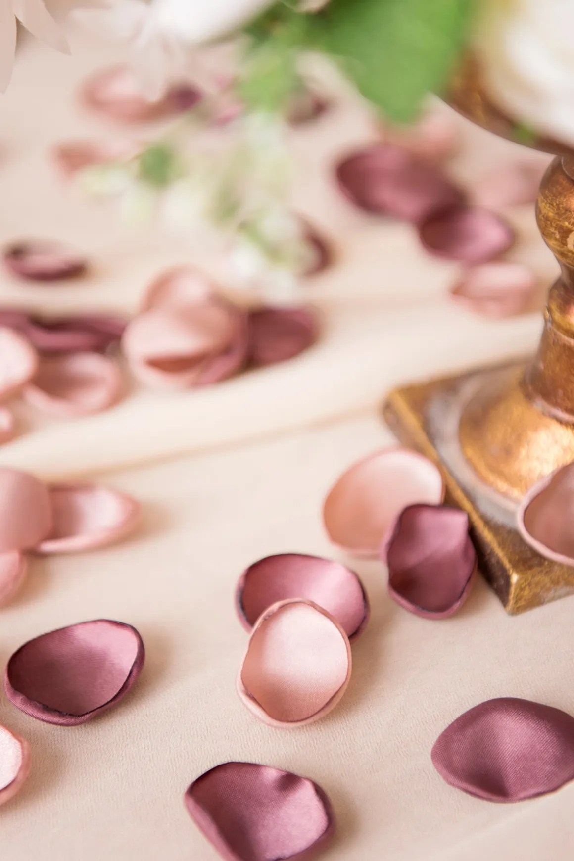 Silk Rose Petals