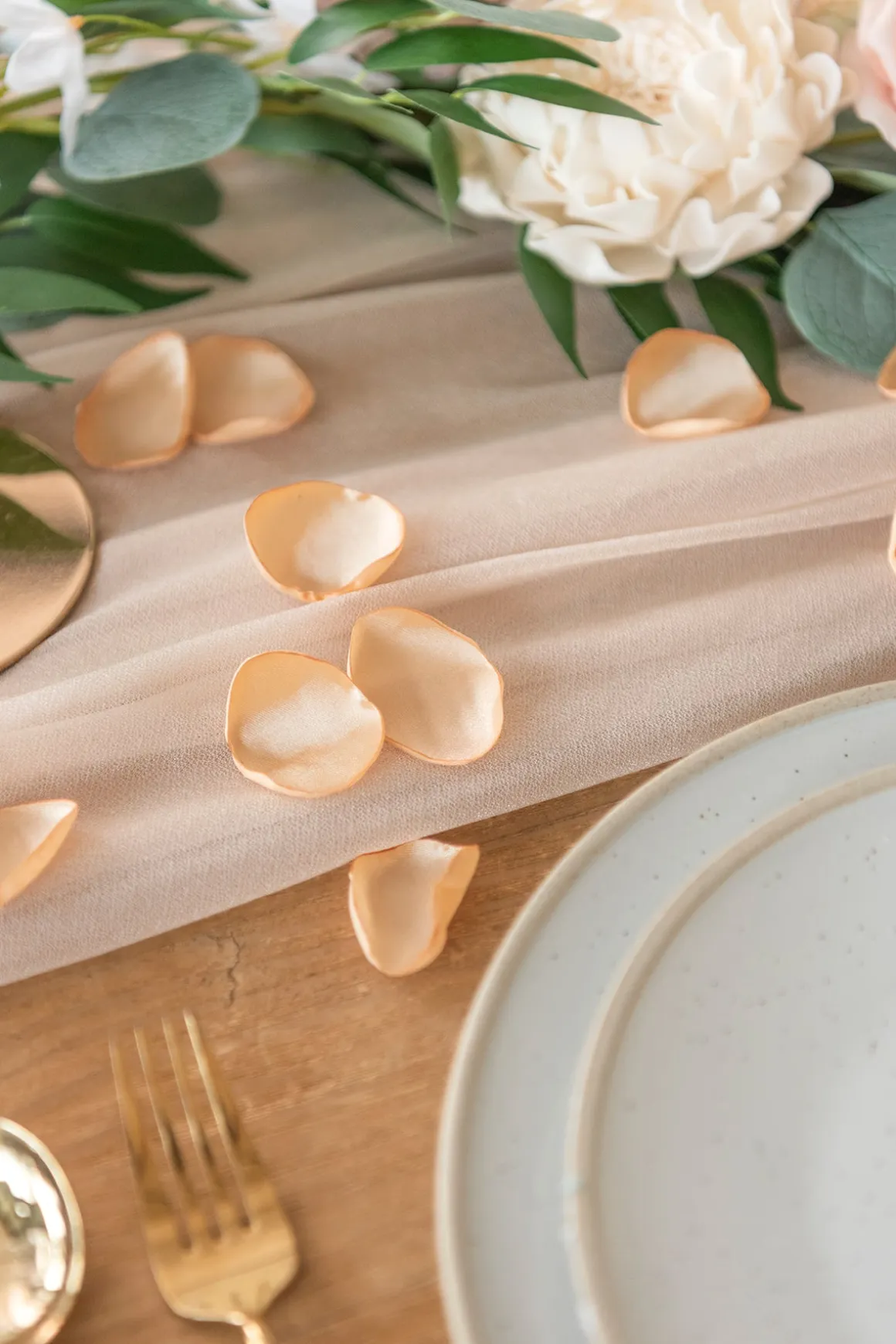 Silk Rose Petals