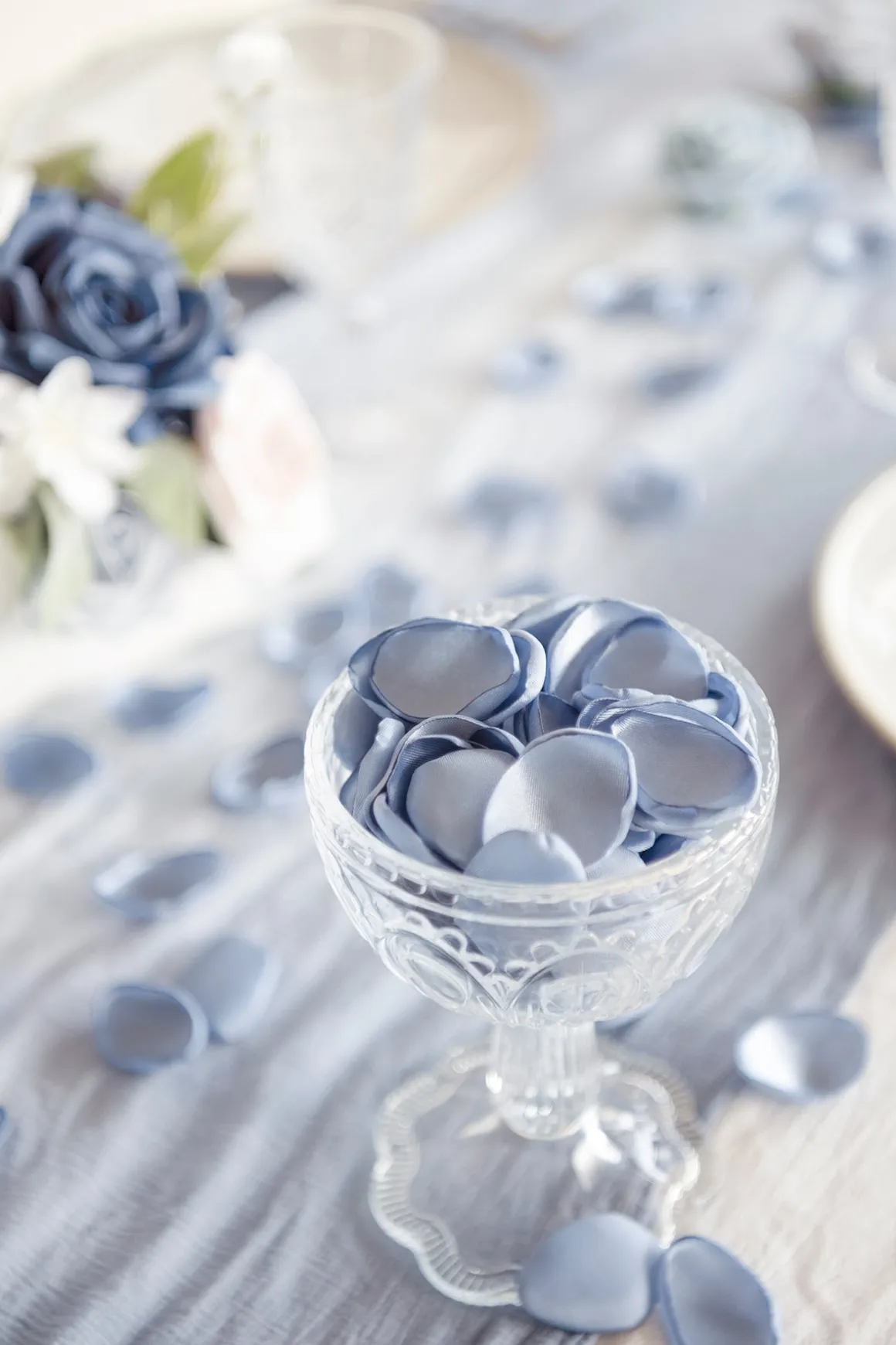 Silk Rose Petals