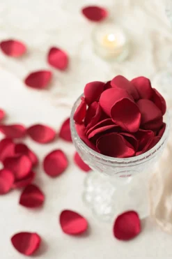 Silk Rose Petals