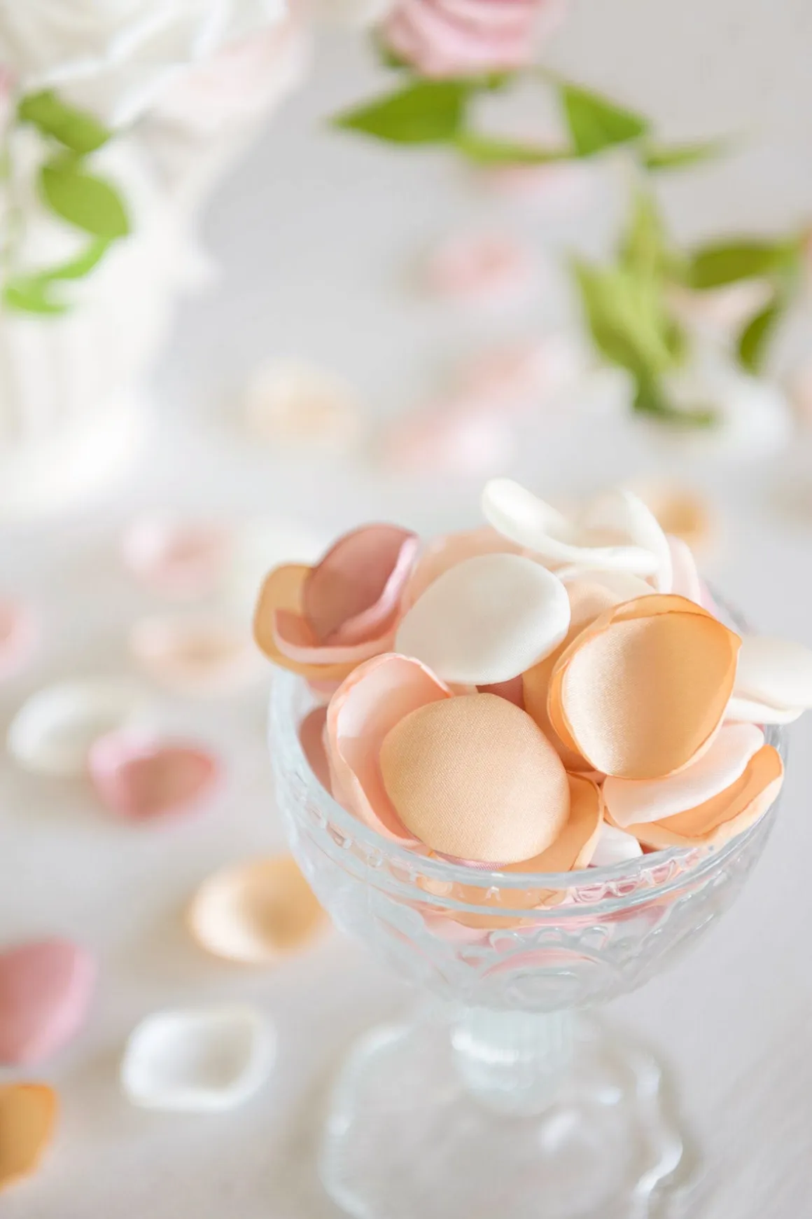 Silk Rose Petals