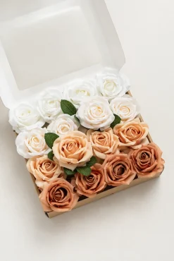 3.5" Silk Vendela Rose with Stem