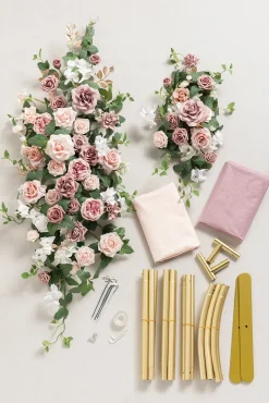Single Arch Decor Pack in Dusty Rose & Cream | Clearance