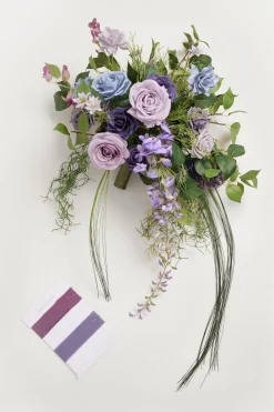 Small Free-Form Bridal Bouquet in Ethereal Purple Dream | Clearance
