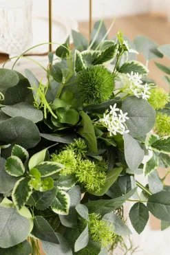 Sweetheart Table Floral Swags in Sage & Green