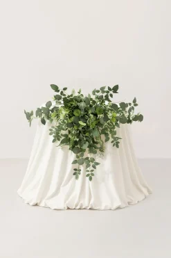 Sweetheart Table Floral Swags in Sage & Green