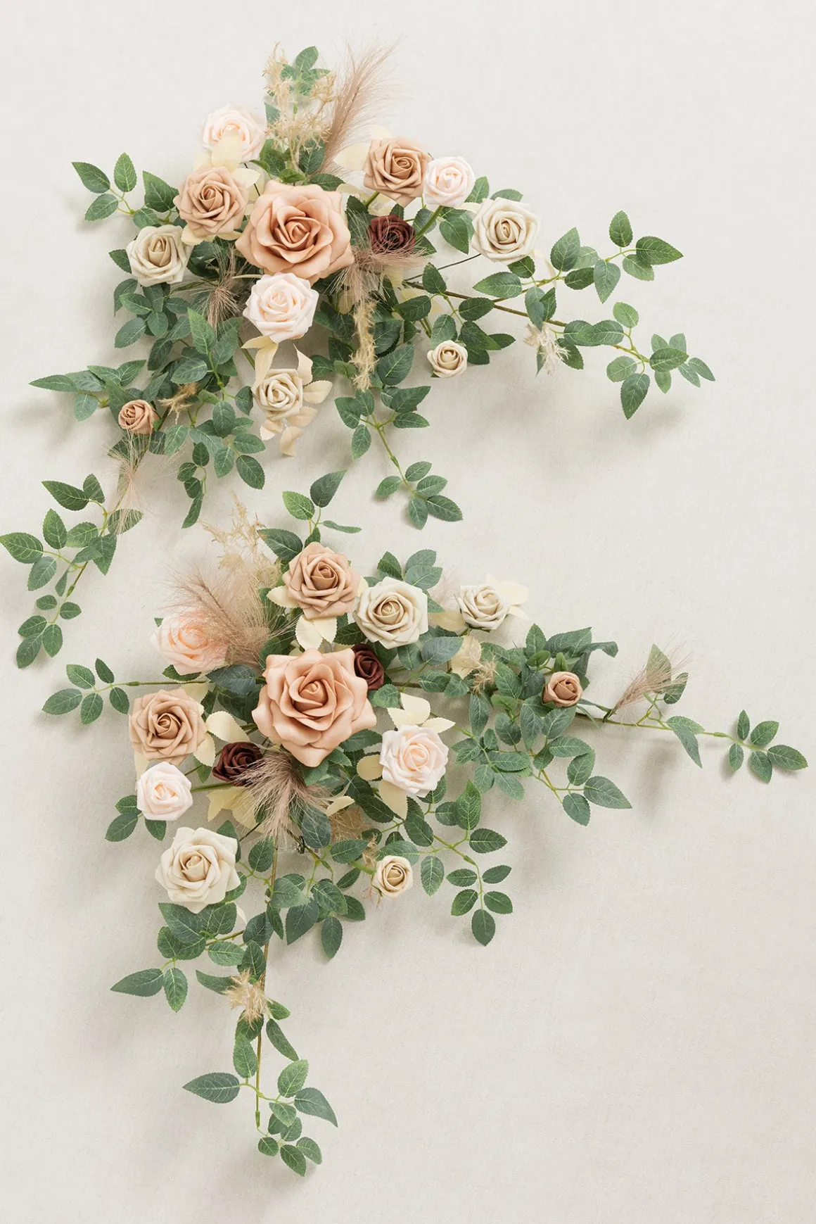 Sweetheart Table Floral Swags in Beige & Sage | Clearance