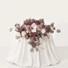 Sweetheart Table Floral Swags in Flowing Mauve Romance