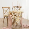 Sweetheart Table Floral Swags in Tawny Beige & Sand Beige