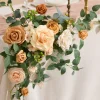 Sweetheart Table Floral Swags in Sunny Peach & Apricot (Set of 2) | Clearance