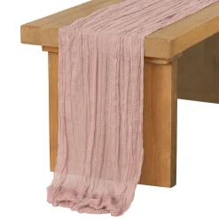 Table Linens in Burgundy & Dusty Rose ( 10ft ) | Clearance