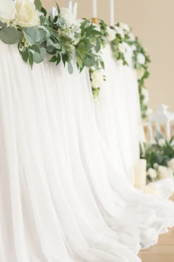 Table Skirt for Head Table/Sweetheart Table