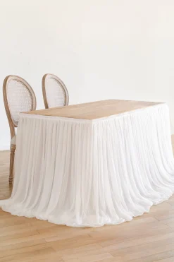 Table Skirt for Head Table/Sweetheart Table
