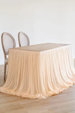 Table Skirt for Head Table/Sweetheart Table
