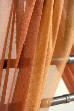 Wedding Aisle Chair Flower Decoration in Sunset Terracotta