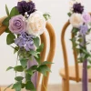 Wedding Aisle Decoration Pew Flowers in Lilac & Cream | Clearance