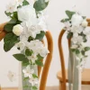 Wedding Aisle Decoration Pew Flowers in White & Sage - Gardenias (Set of 2) | Clearance