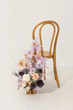 Wedding Aisle Runner Flower Arrangements in French Lavender & Plum | Clearance