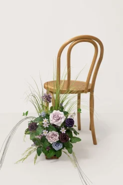 Wedding Aisle Runner Flower Arrangements in Ethereal Purple Dream | Clearance