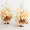 Wedding Aisle Runner Flower Arrangement in Cream & Butter Yellow