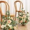Wedding Aisle Runner Flower Arrangement in Apricot & Soft Peach | Clearance