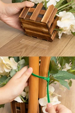Wedding Aisle Runner Flower Arrangement in Apricot & Soft Peach | Clearance