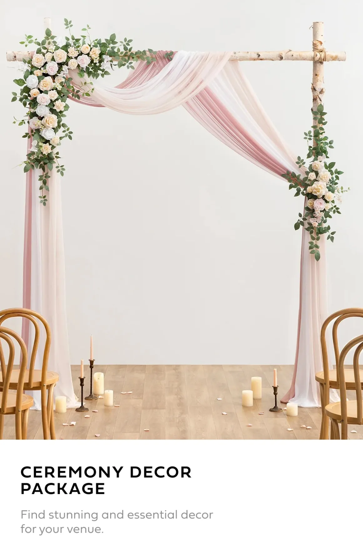 Wedding Flower Packages in Blush & Cream