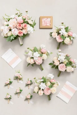 Wedding Flower Packages in Blush & Cream