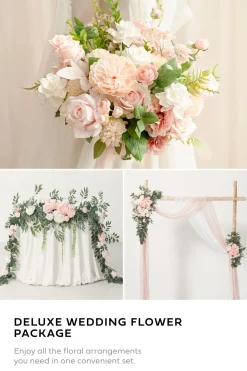 Wedding Flower Packages in Blush & Cream