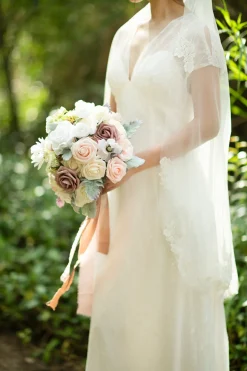 Wedding Flower Packages in Dusty Rose & Cream
