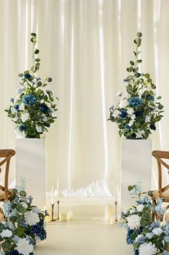 Wedding Flower Packages in Dusty Blue & Navy