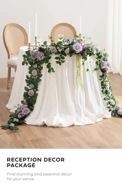 Wedding Flower Packages in Ethereal Purple Dream