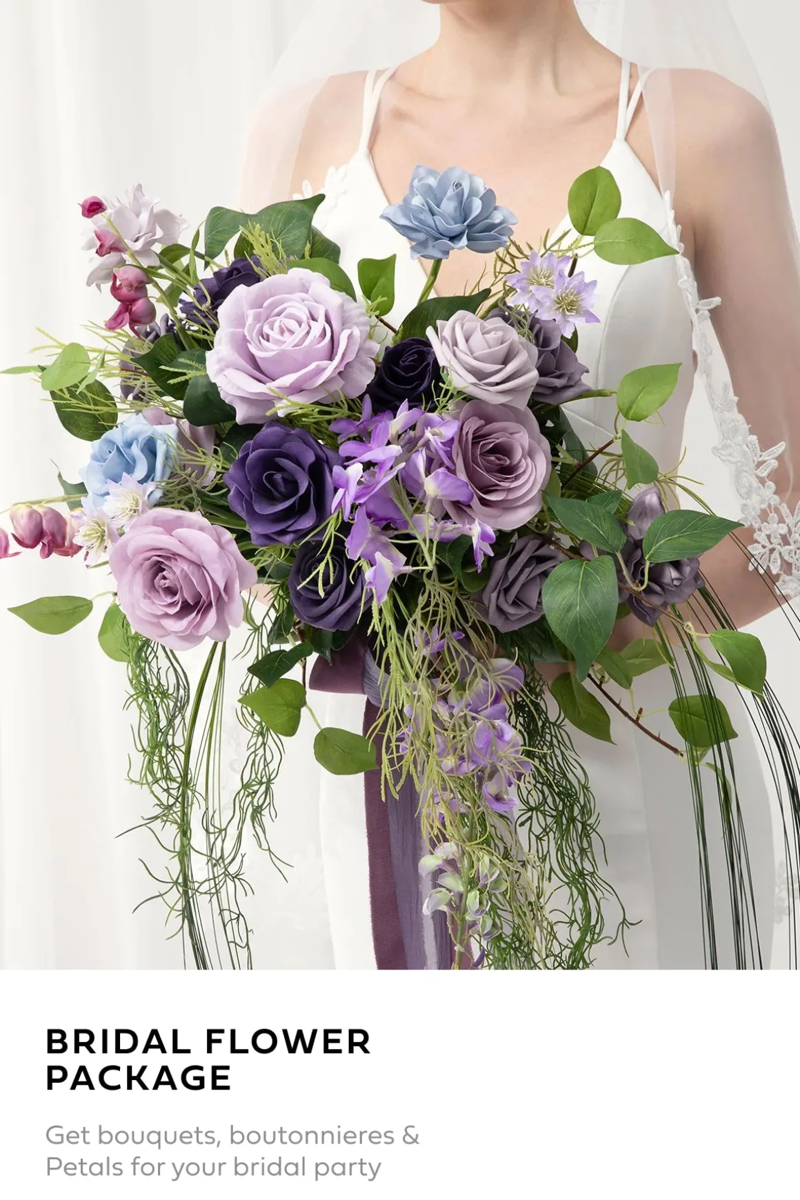 Wedding Flower Packages in Ethereal Purple Dream