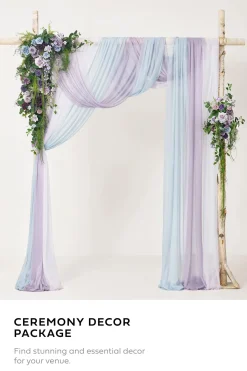 Wedding Flower Packages in Ethereal Purple Dream