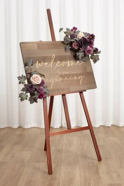 Wedding Flower Packages in Plum Velvet Wedding