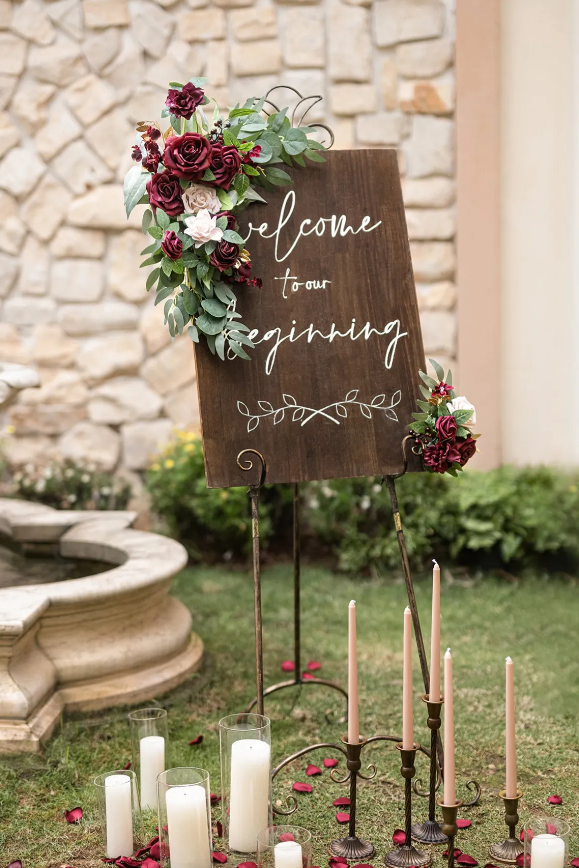 Wedding Flower Packages in Romantic Marsala