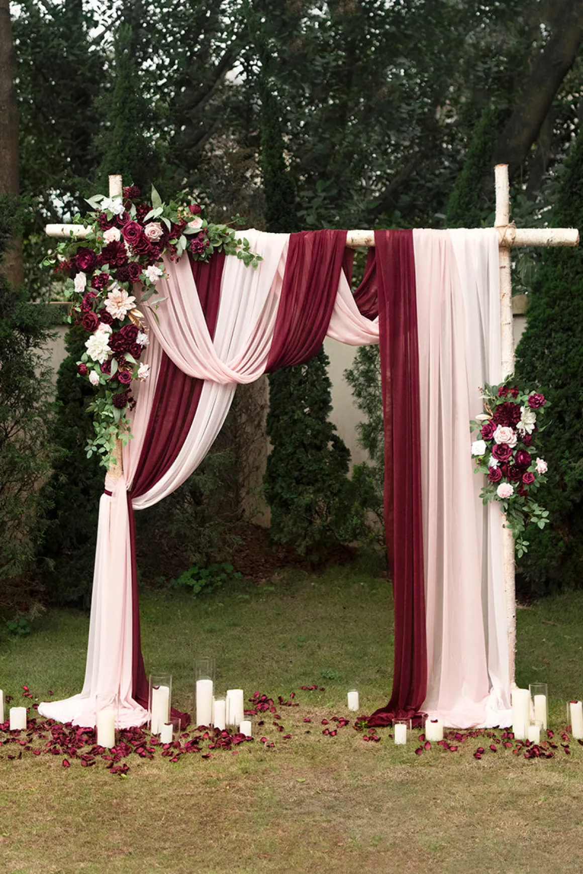 Wedding Flower Packages in Romantic Marsala
