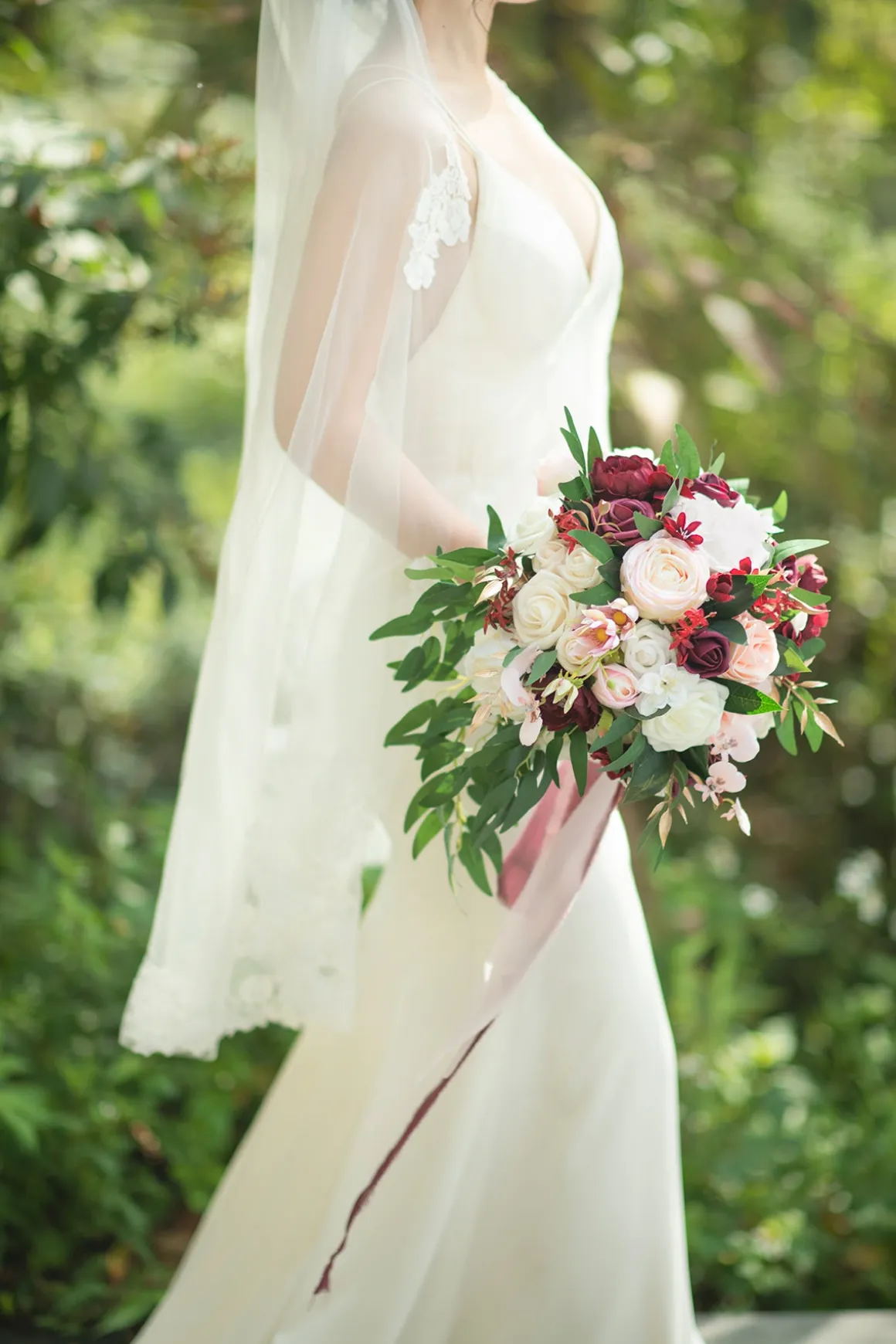 Wedding Flower Packages in Romantic Marsala