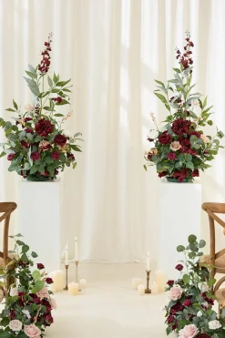 Wedding Flower Packages in Romantic Marsala