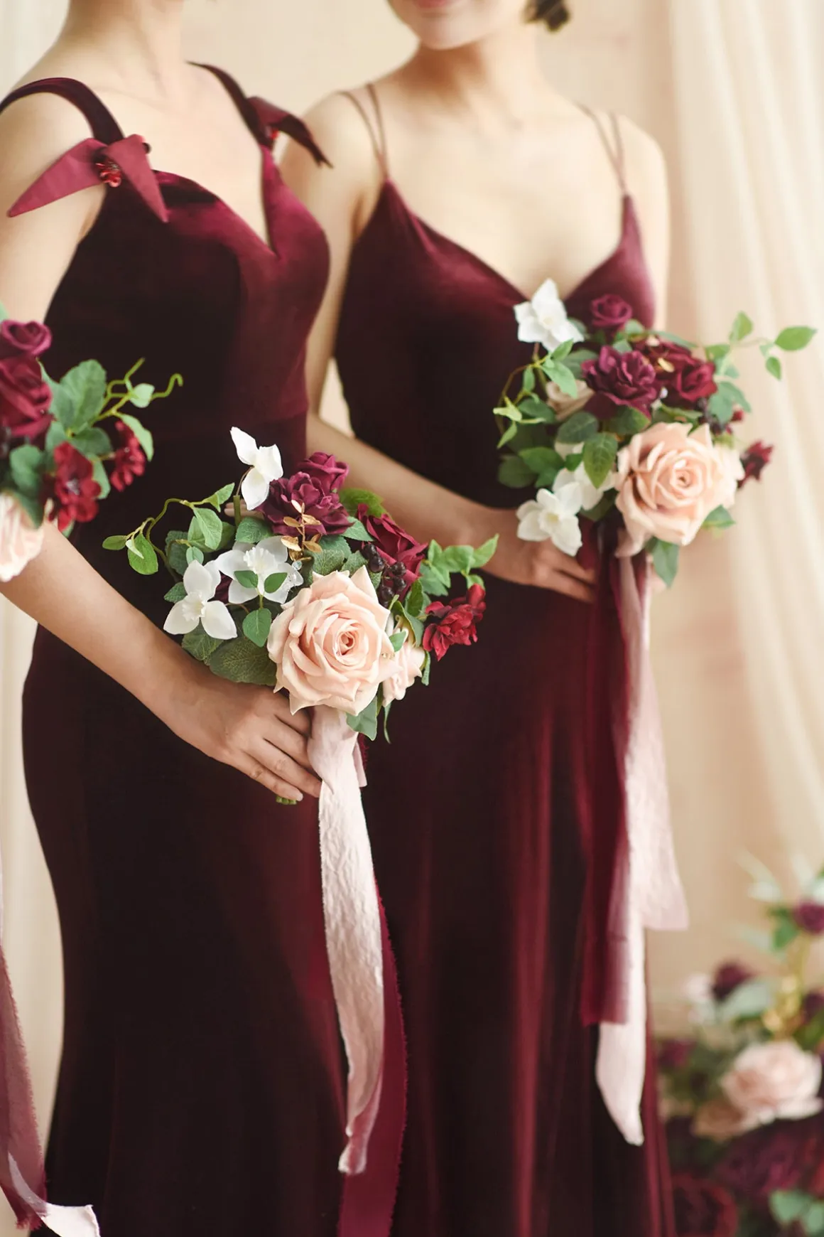 Wedding Flower Packages in Romantic Marsala