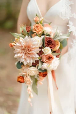 Wedding Flower Packages in Sunset Terracotta