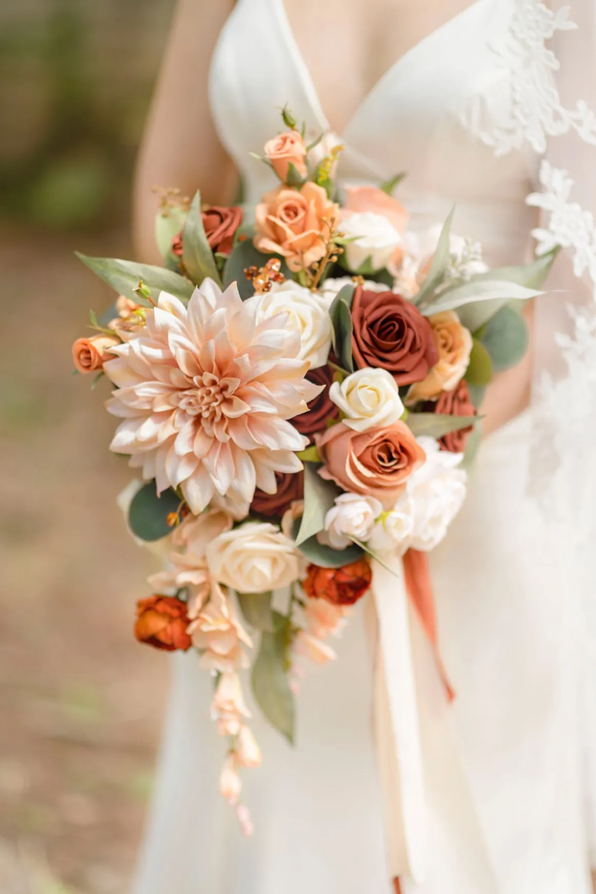 Wedding Flower Packages in Sunset Terracotta