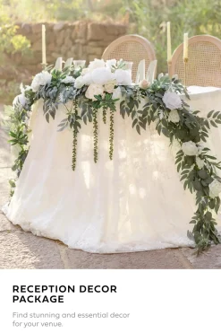 Wedding Flower Packages in White & Sage