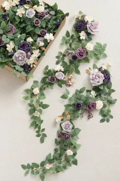 Wedding Hanging Chair Back Decoration in Lilac & Gold
