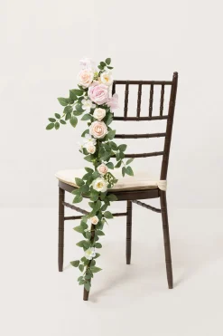 Wedding Hanging Chair Back Decoration in Blush & Cream